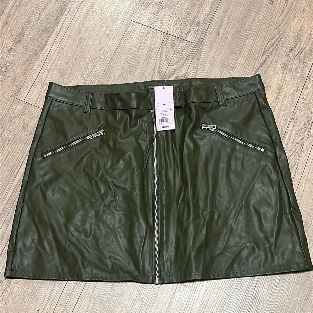 Wild Fable Dark Green Mini Skirt